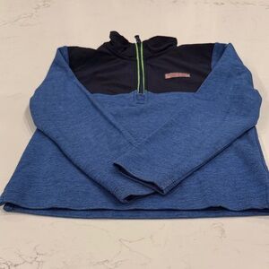 Vineyard Vines boys Blue and Navy shep shirt